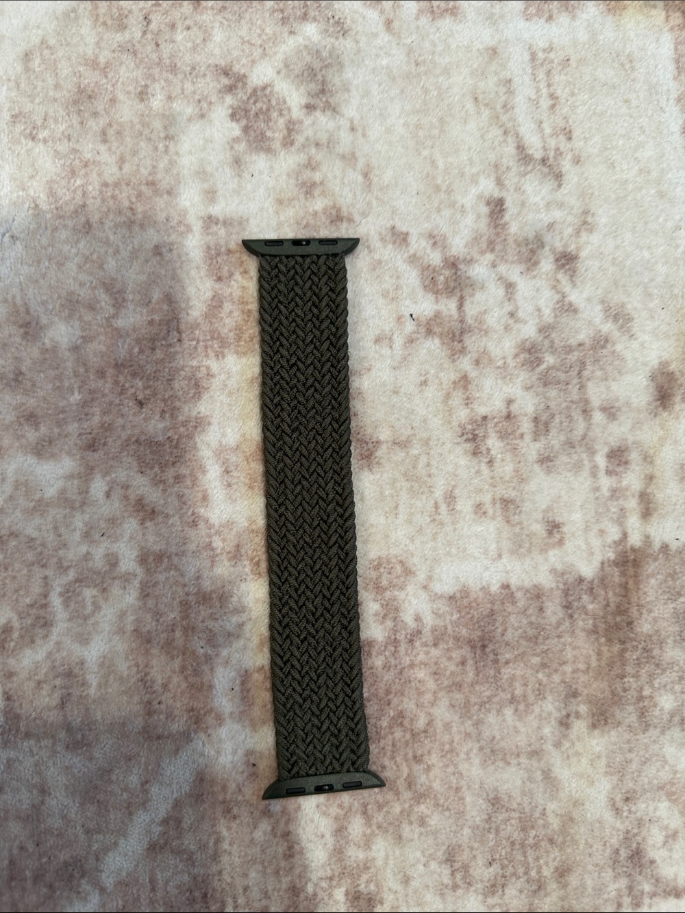 Braided Stretch Watch Band — Black Olive